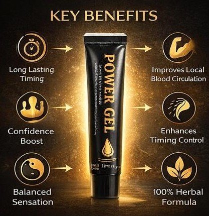 POWER GEL – Premium Herbal Performance Gel for Men